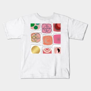 Cool  pinky cozy patchwork Kids T-Shirt